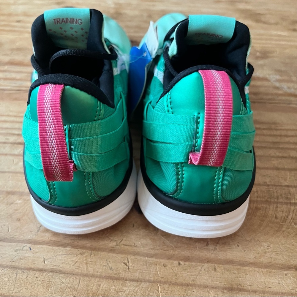 Asics Women’s NWT Gel-Fit Sana Cross Training Running Shoe Size 10 Green Pink - Picture 5 of 16